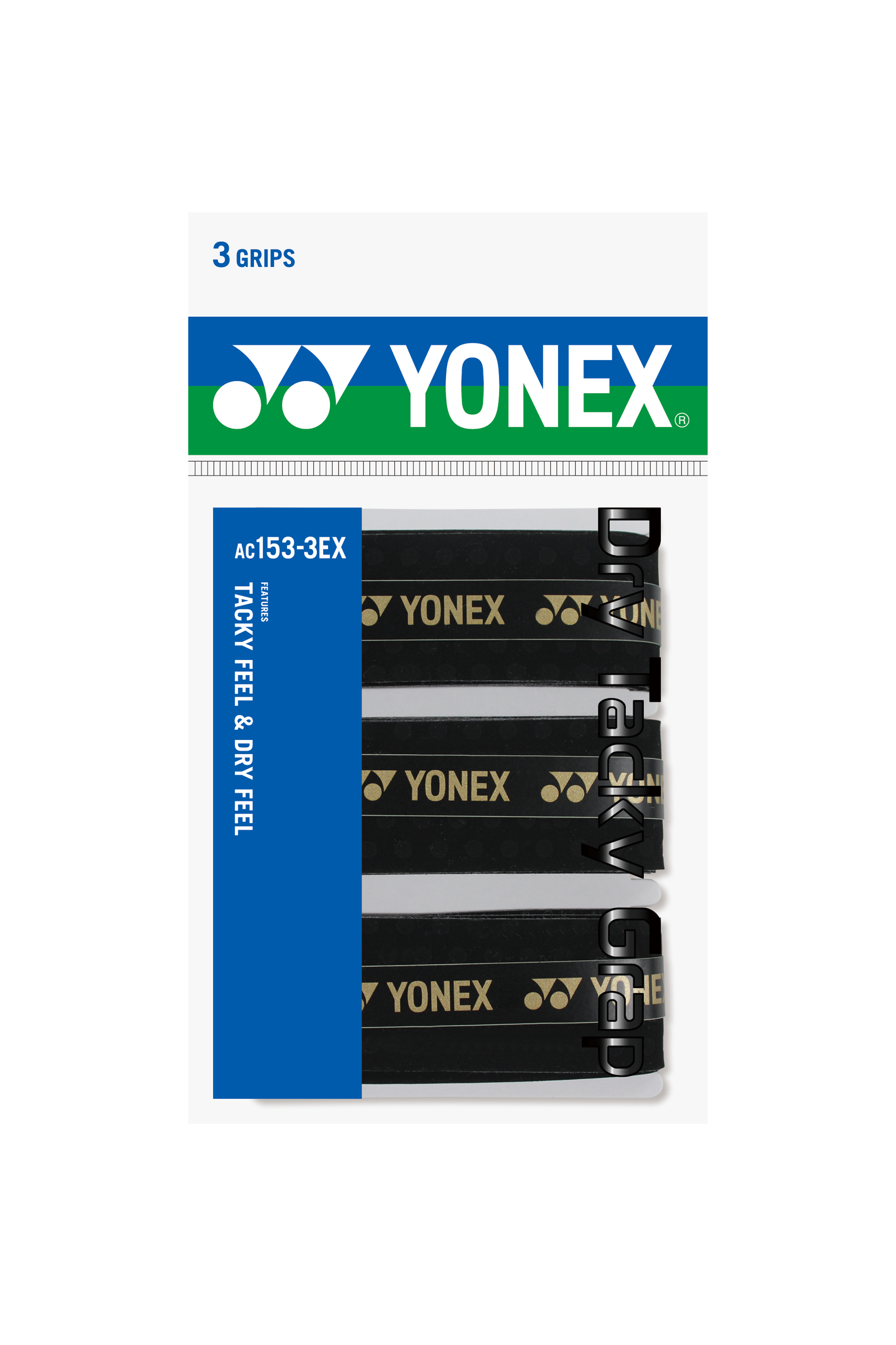Made in Japan One Pack Yonex Dry Tacky Fit Badminton Tennis Squash Grip AC153EX 