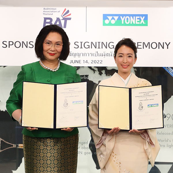 Badminton Association of Thailand and Yonex renew partnership