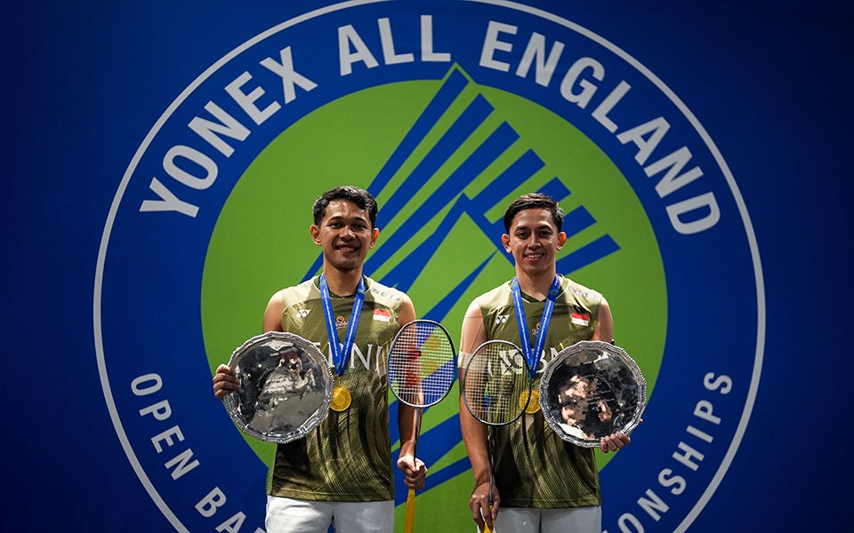 YONEX All England 2024 Team Yonex Collecting titles and trophies