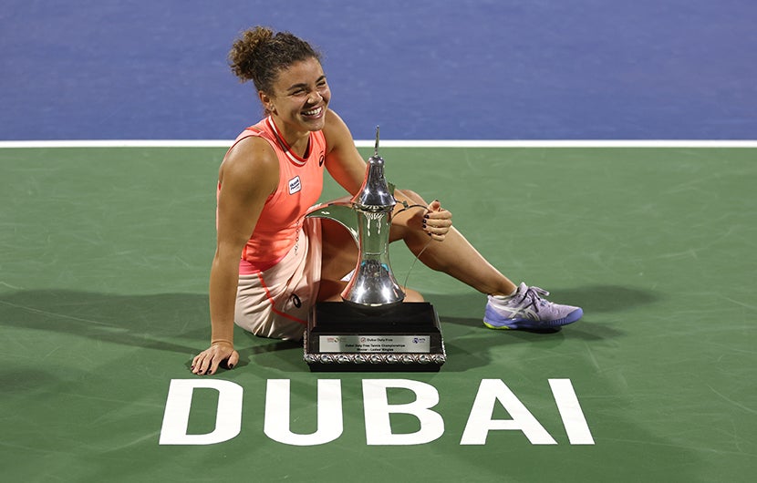 All smiles for Paolini after her first WTA 1000 title in Dubai